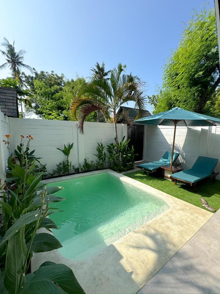 Atties Villa Gili Air Esterno foto