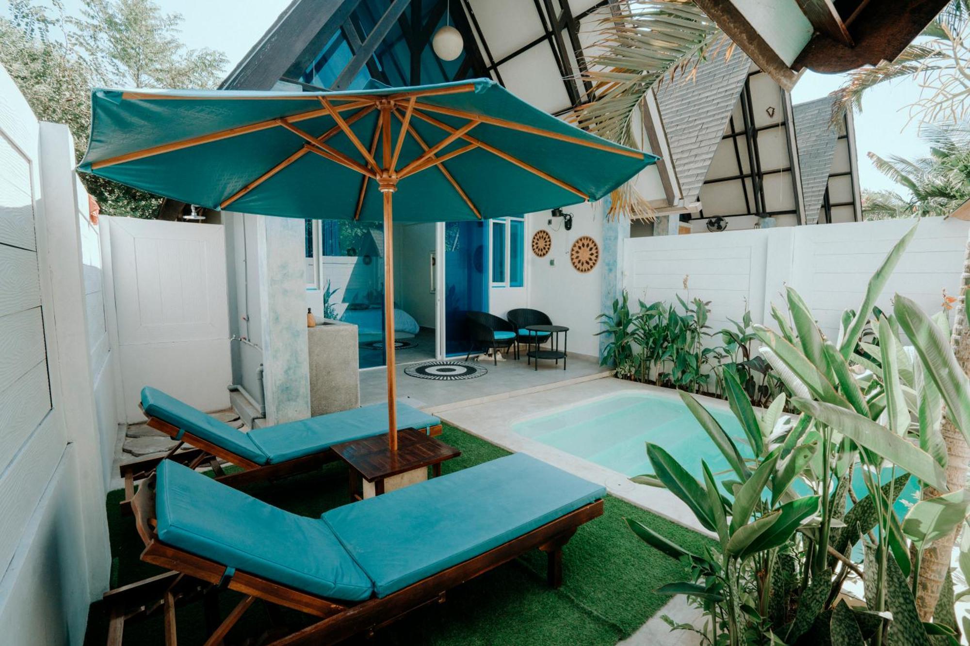 Atties Villa Gili Air Esterno foto